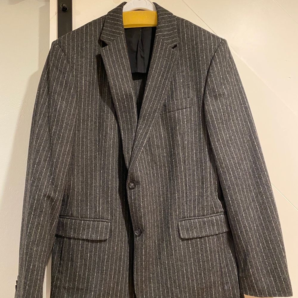 Gray pinstripe BR sport coat